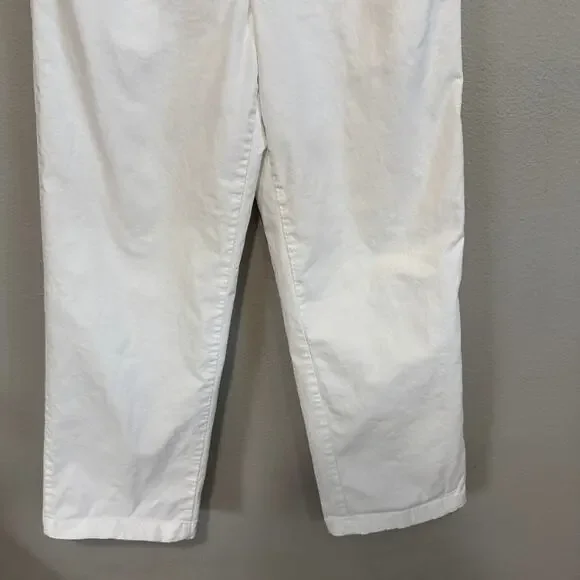 Nili Lotan Eliot Boy Pant in White Size 6 Retail $396